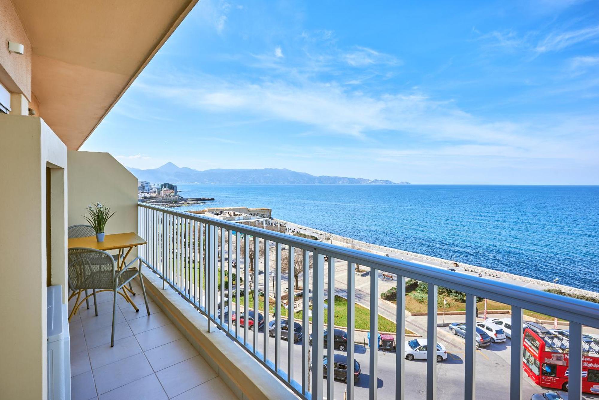 Crete - Heraklion Sea View Apartment 1 Экстерьер фото